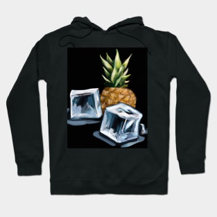 Pineapple and ice cubes Hoodie